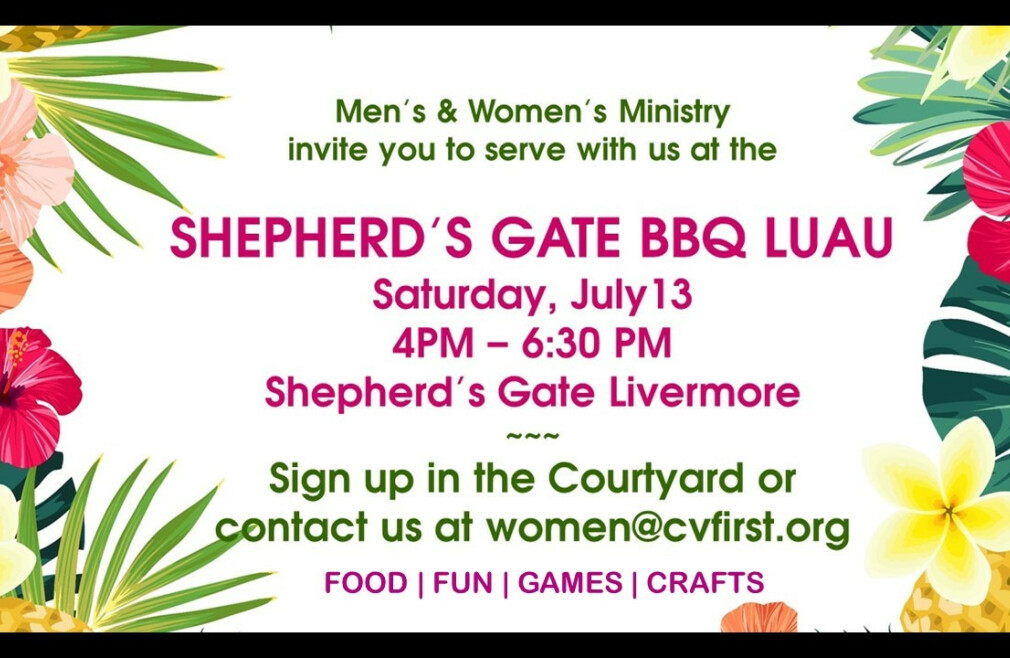 Women's Shepherd's Gate Outreach BBQ