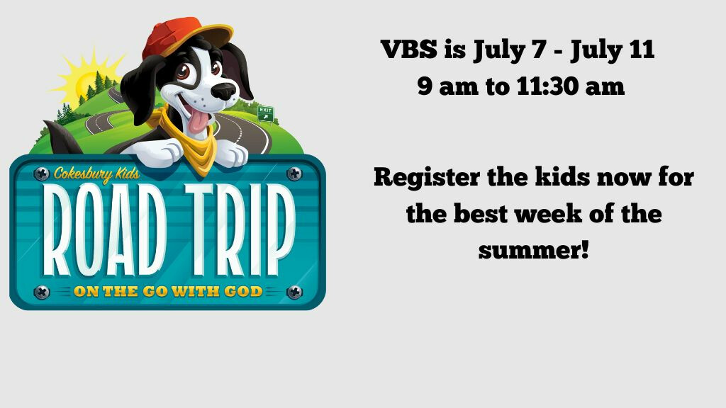 Vacation Bible School - Road Trip for God