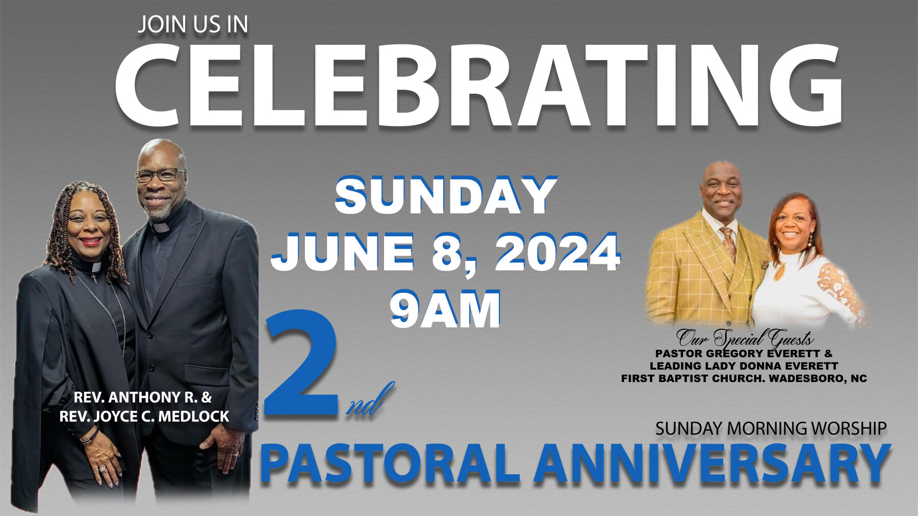 Pastor & First Lady Medlock 2nd Anniversary Worship Service 