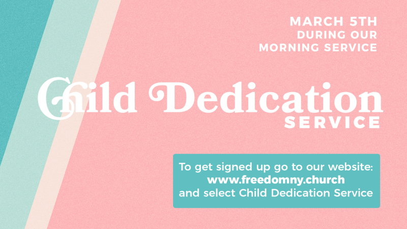 Child Dedication Service