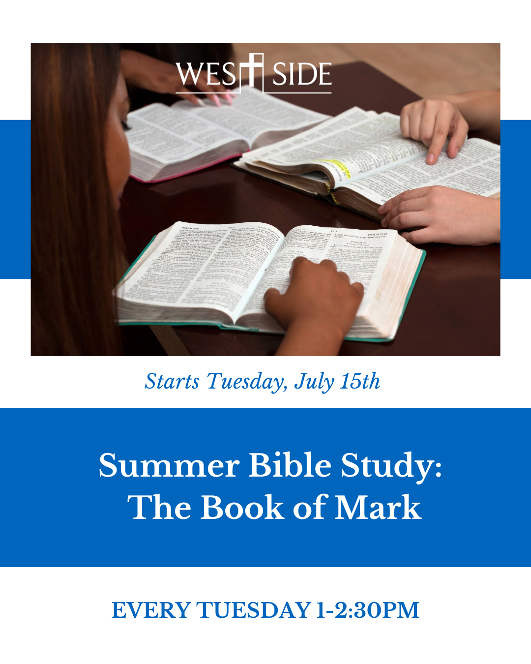 Summer Bible Study: The Gospel of Mark