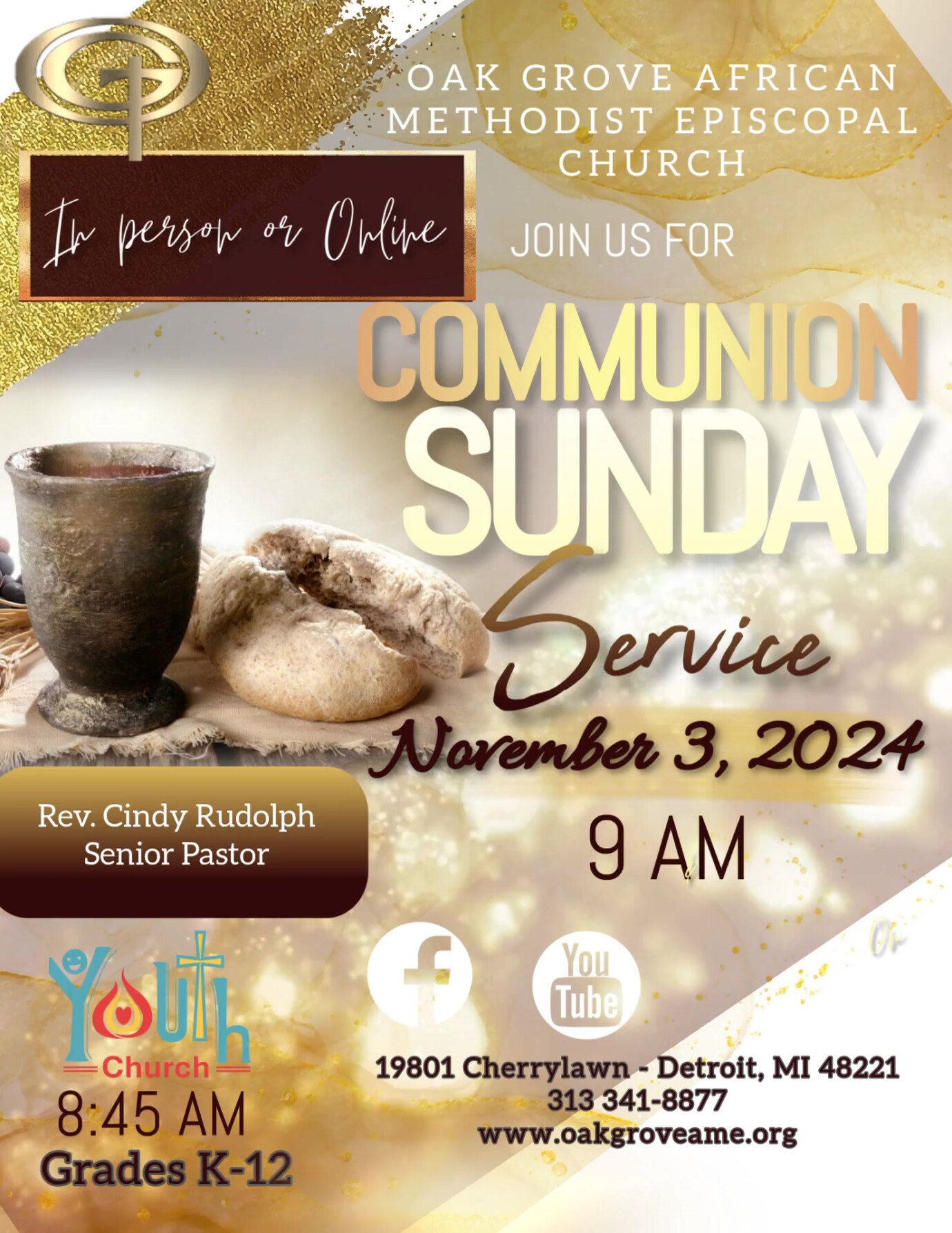 Communion Sunday Worship & 37th Annual Come Home for Christmas Season Launch - November 3, 2024