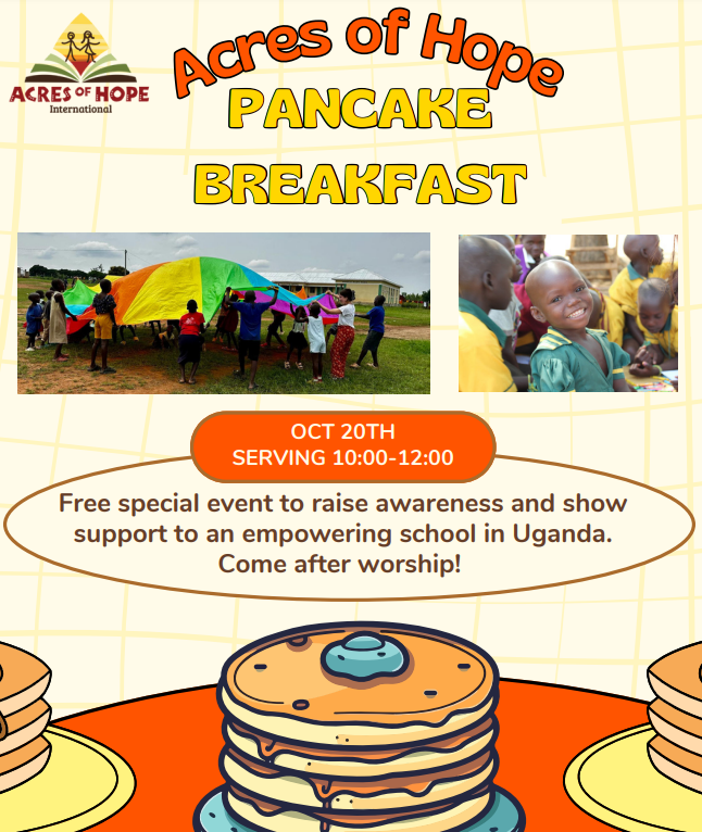 Pancake Breakfast supporting Acres of Hope