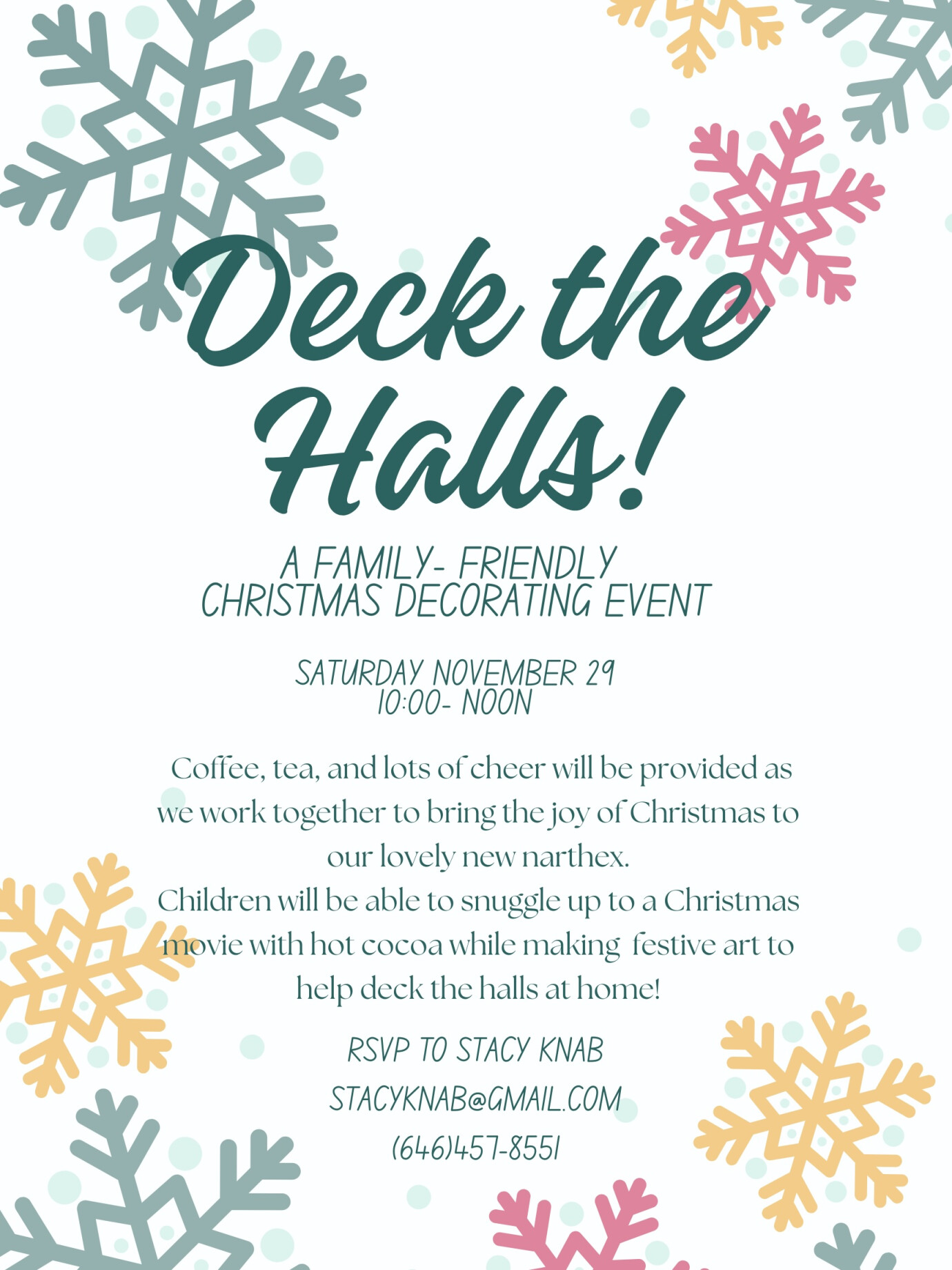 "Deck the Halls" Family Christmas Decorating