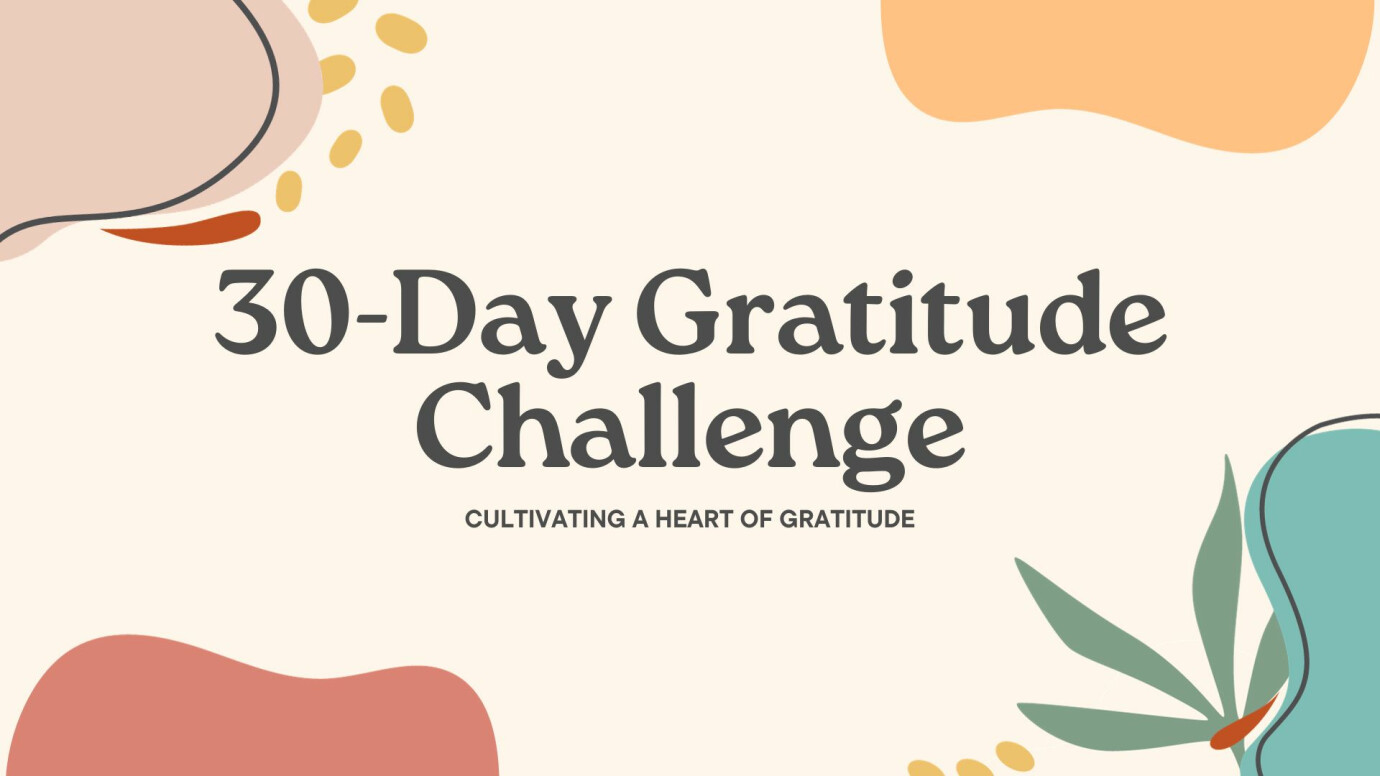 30-Day Gratitude Challenge Begins!
