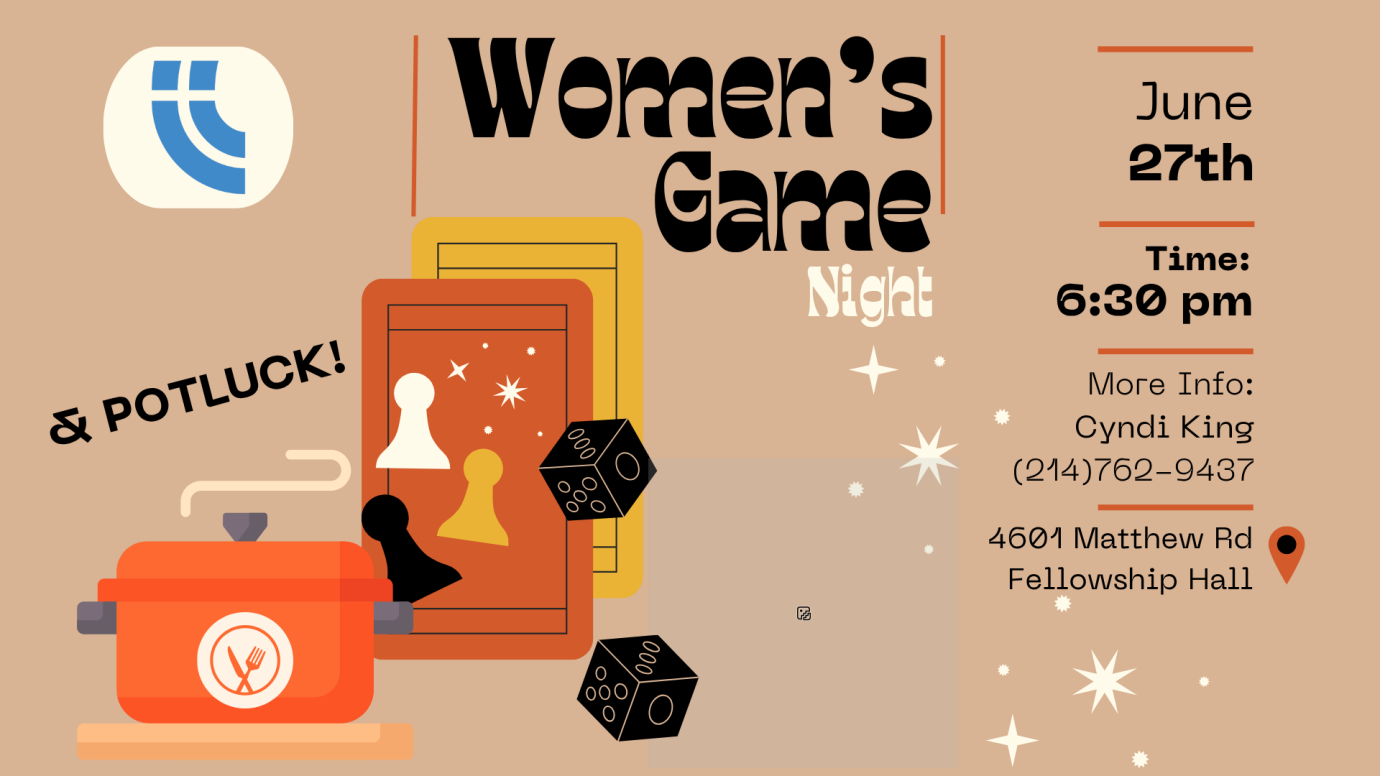 Women's Game Night and Potluck