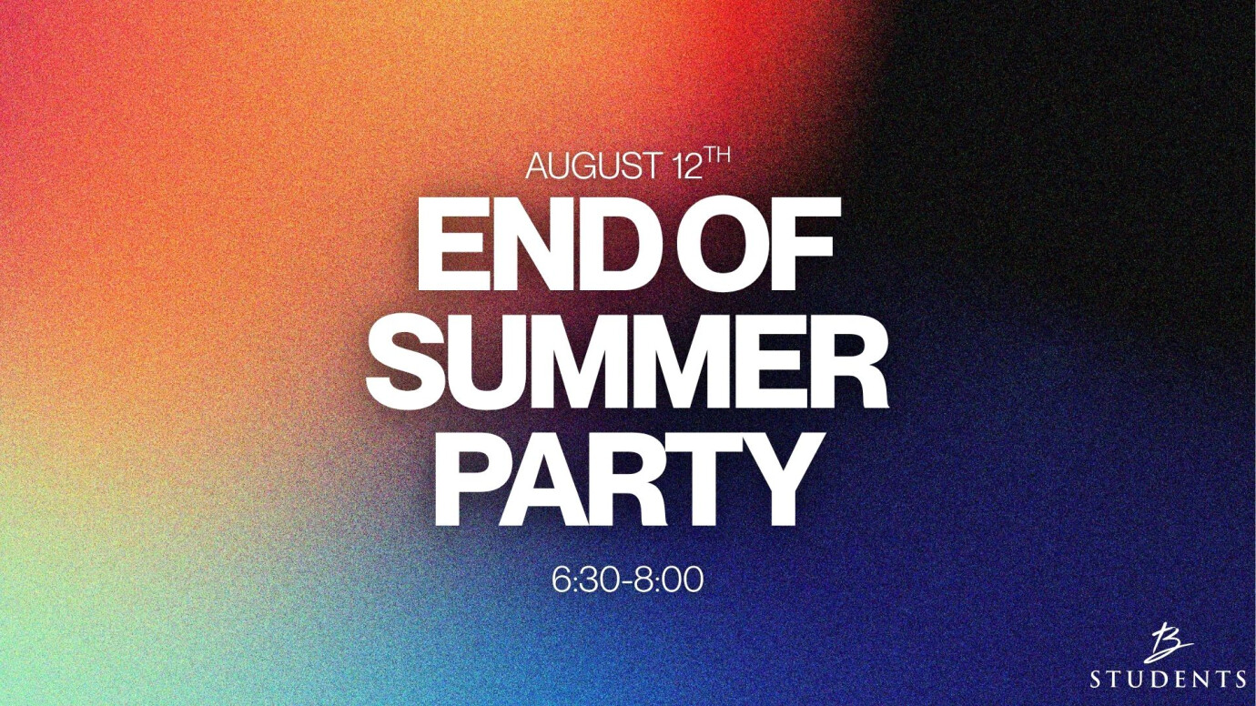 Berean Students End of Summer Party