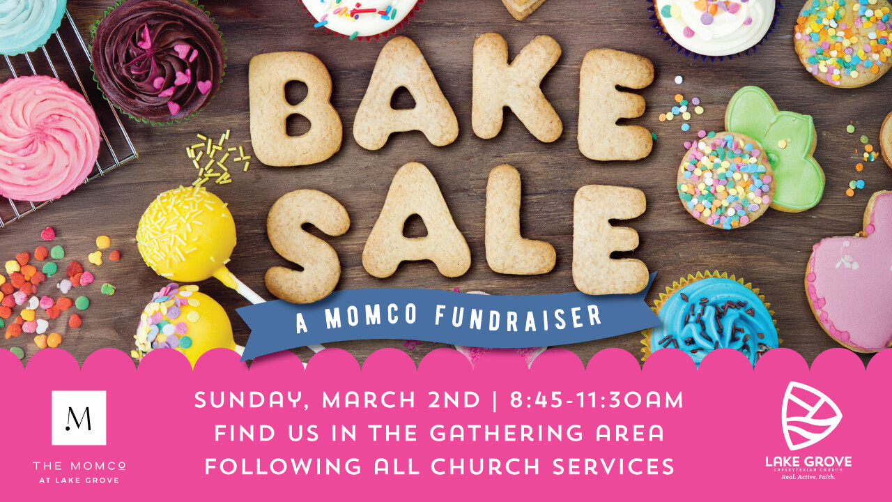 MomCo Bake Sale Fundraiser