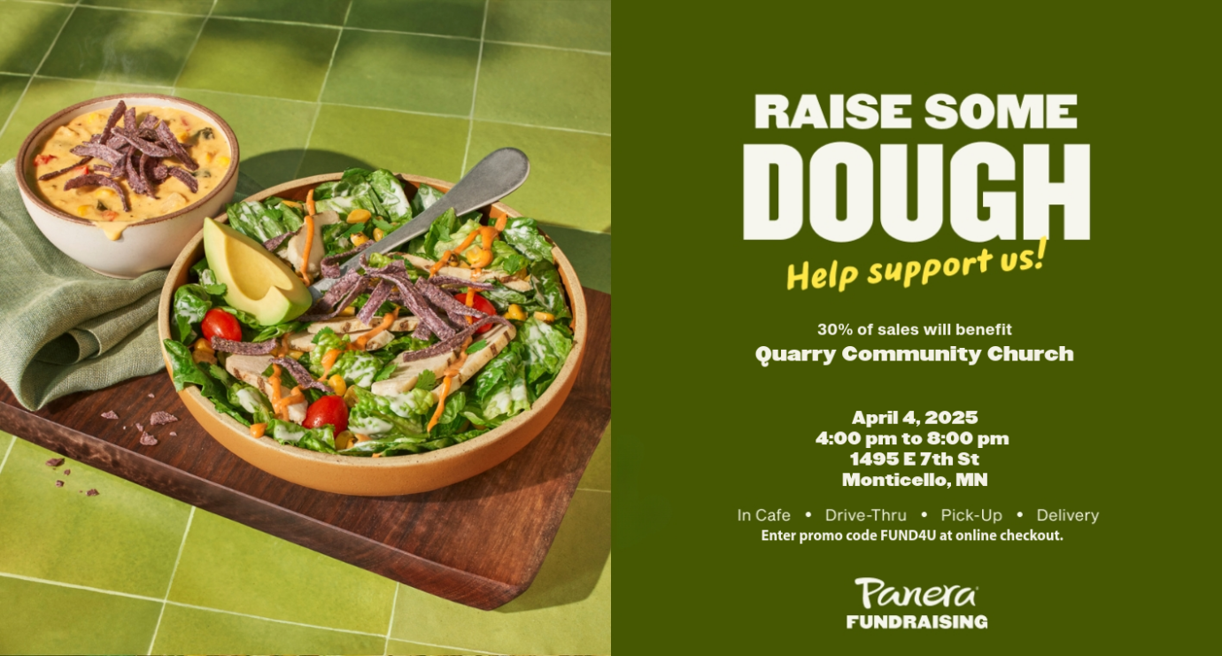 Panera Fundraiser | HS Mission Trip Support