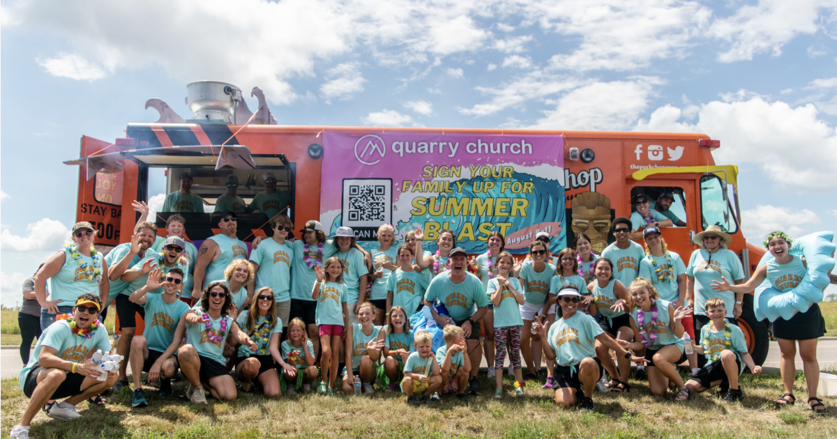 Monticello Riverfest Parade Quarry Church