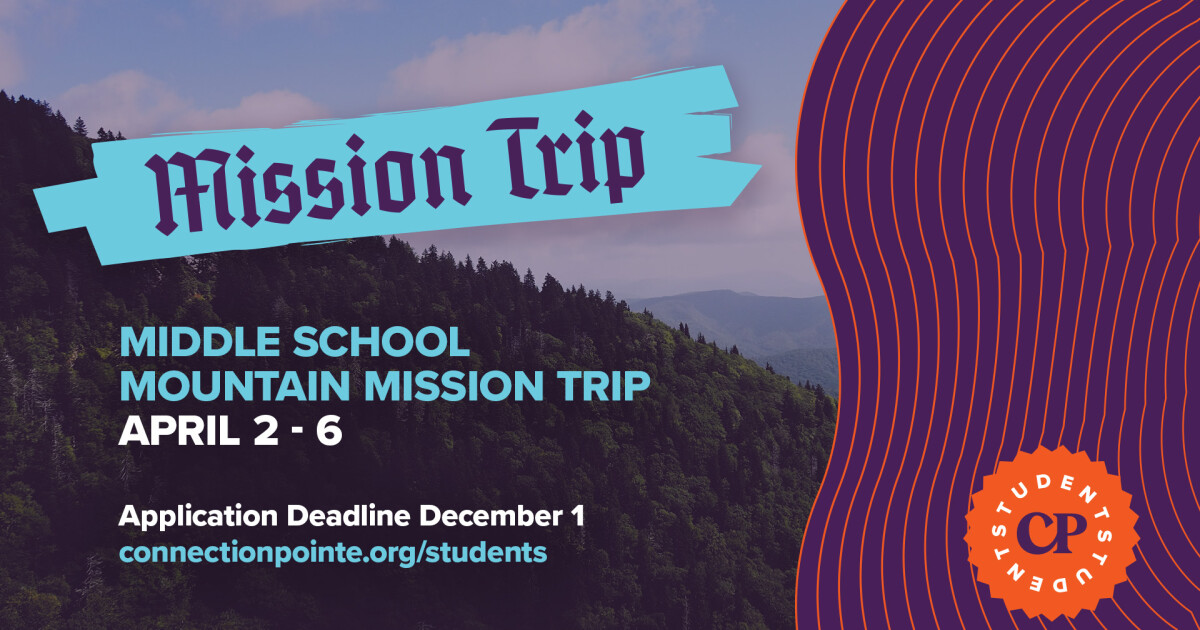 We are excited to return to Mountain Mission School in Grundy, Virginia for our second Middle School Mission trip. Students will help by serving the school’s needs. During the evenings of the trip, they will experience fun, team-bonding...