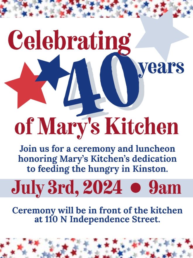 Celebrating 40 Years of Mary's Kitchen