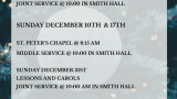 Joint Service Smith Hall at 10:00 AM 