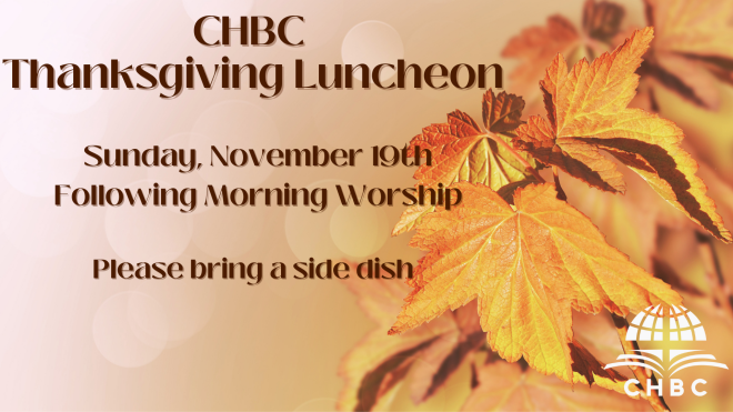 CHBC Thanksgiving Luncheon