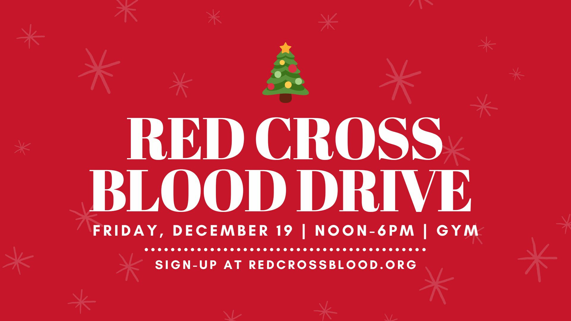 Red Cross Blood Drive