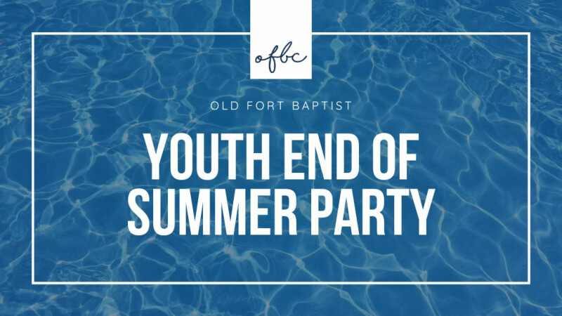 Youth End of Summer Party