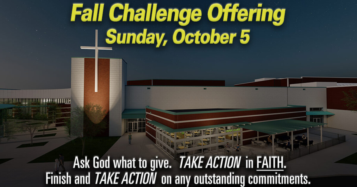 Fall Challenge Offering | Faith Christian Center