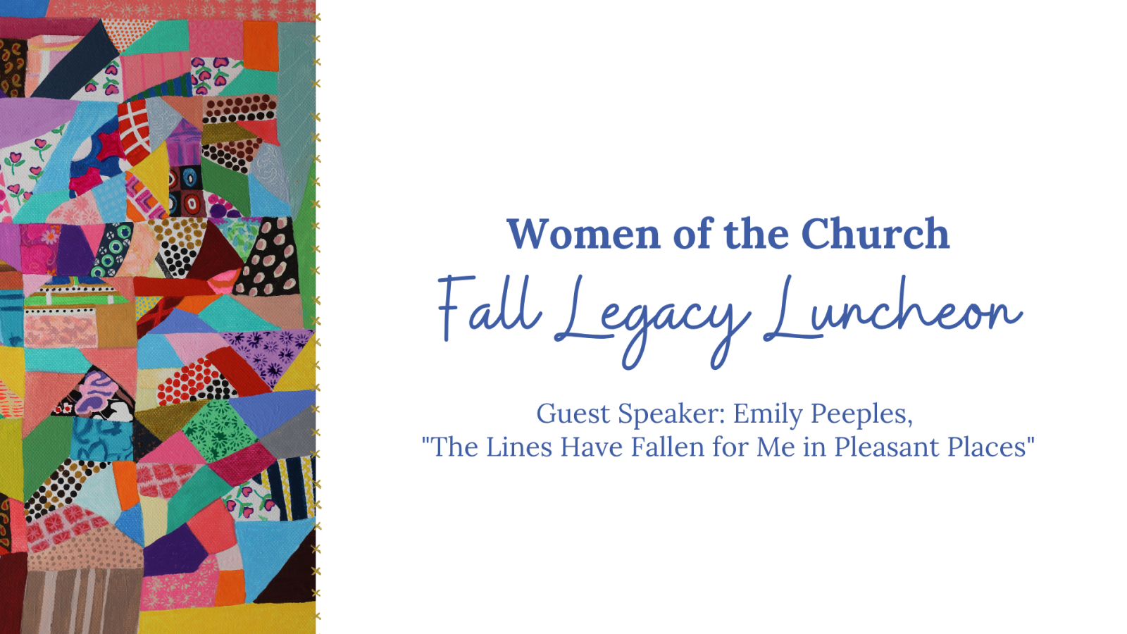 Women of the Church Fall Legacy Luncheon