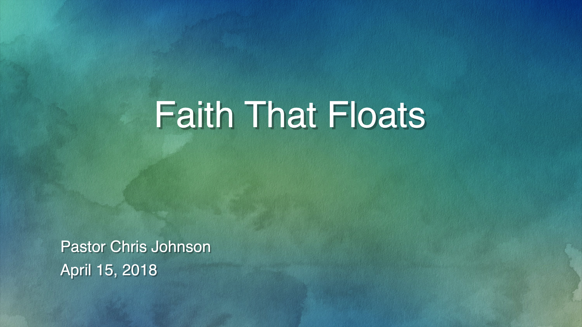 Faith that Floats episode artwork