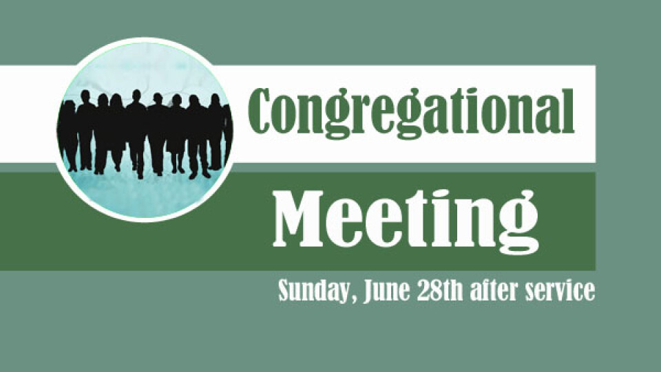 Congregational Meeting