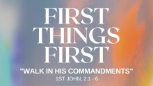 Walk in His Commandments