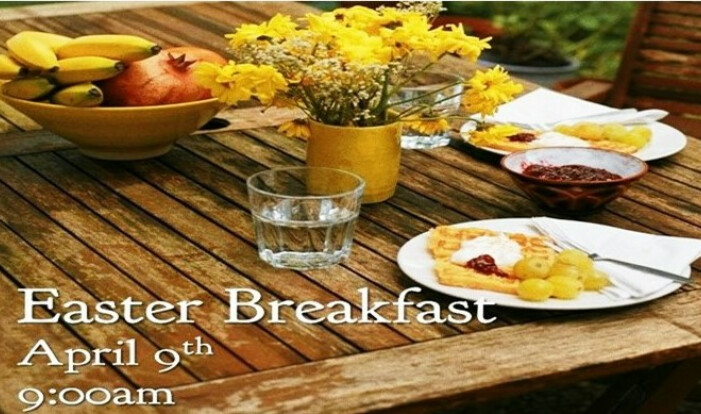 Easter Breakfast - Apr 9 2023 9:00 AM