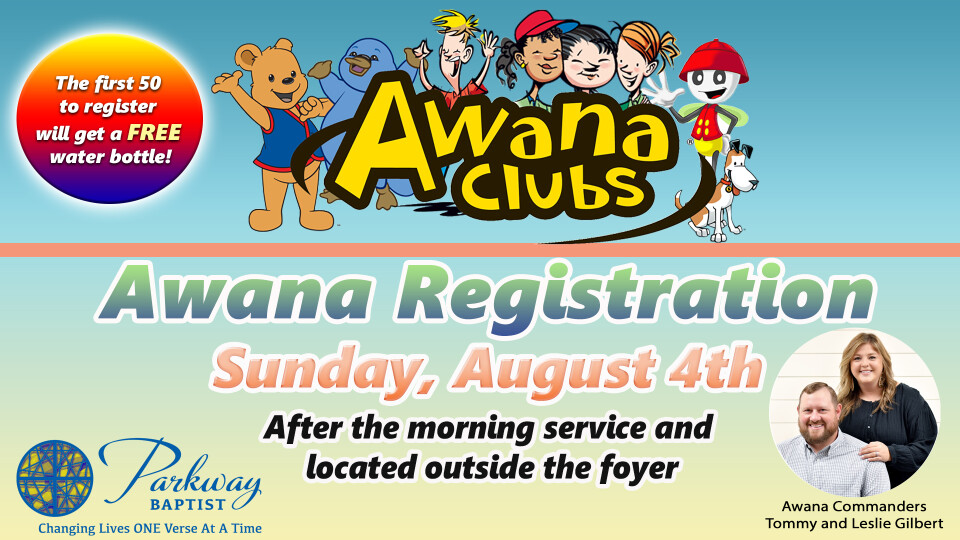 Awana Registration Day!