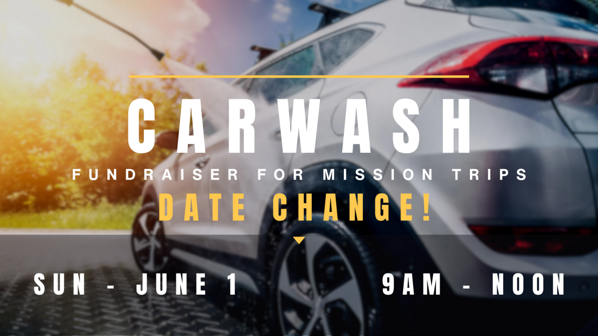 Mission Trip Carwash Fundraiser