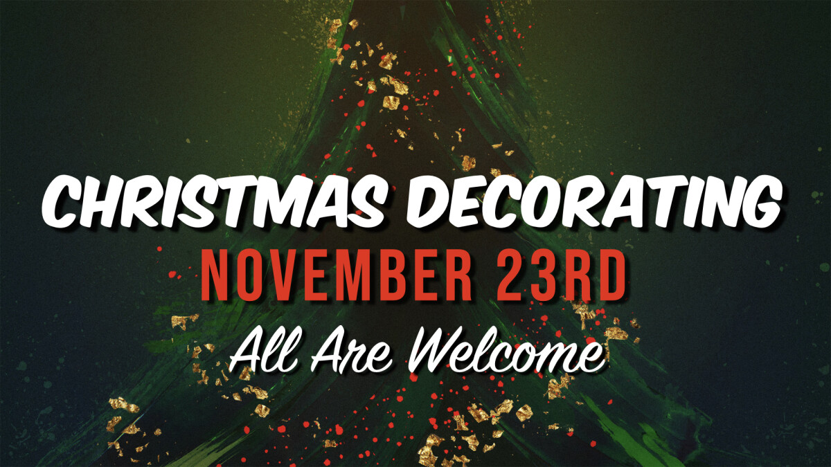 Christmas Decorating!