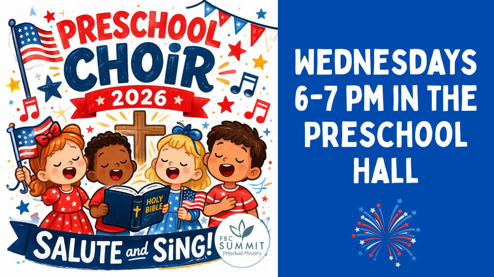 Preschool Choir 2026