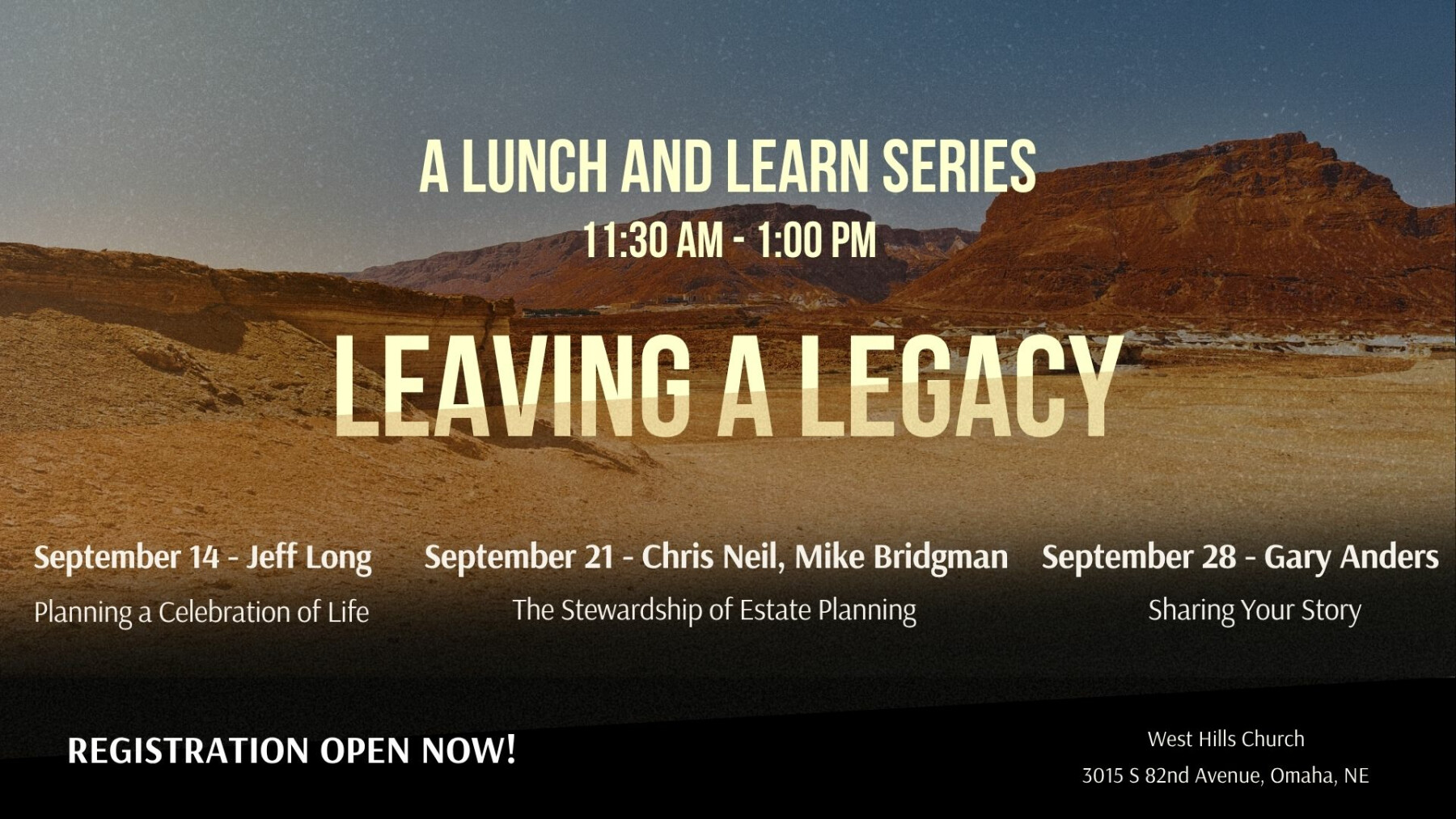 Leaving a Legacy