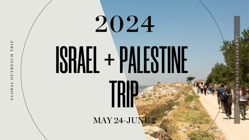 Israel/Palestine Discipleship Trip 2024