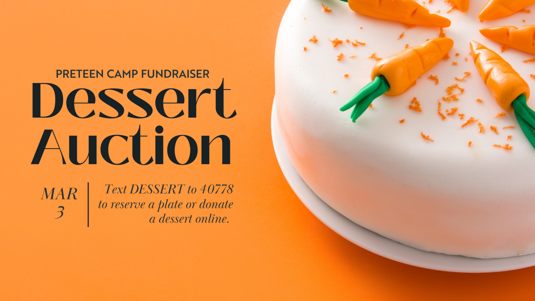 KidMin Dessert Auction 