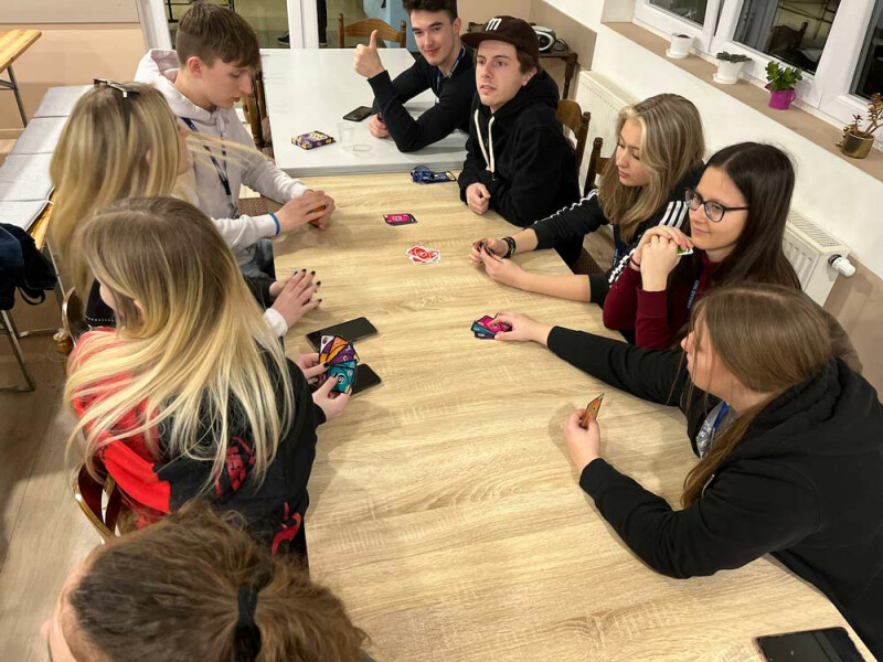 Youth coming together through card games