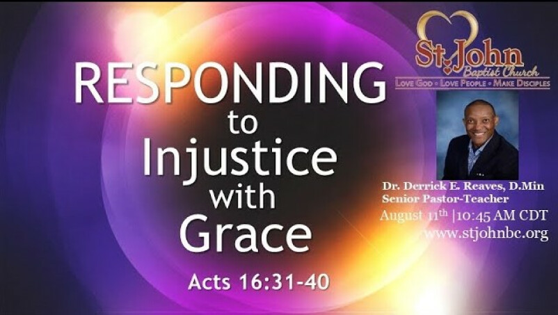 Responding To Injustice With Grace