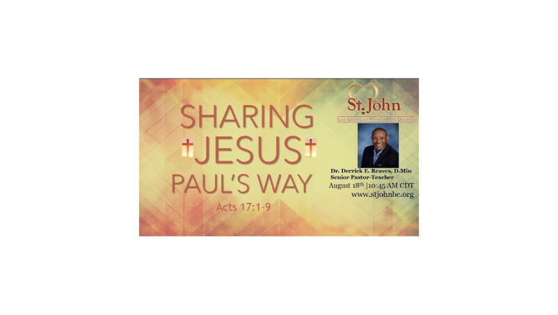 Sharing Jesus Paul's Way