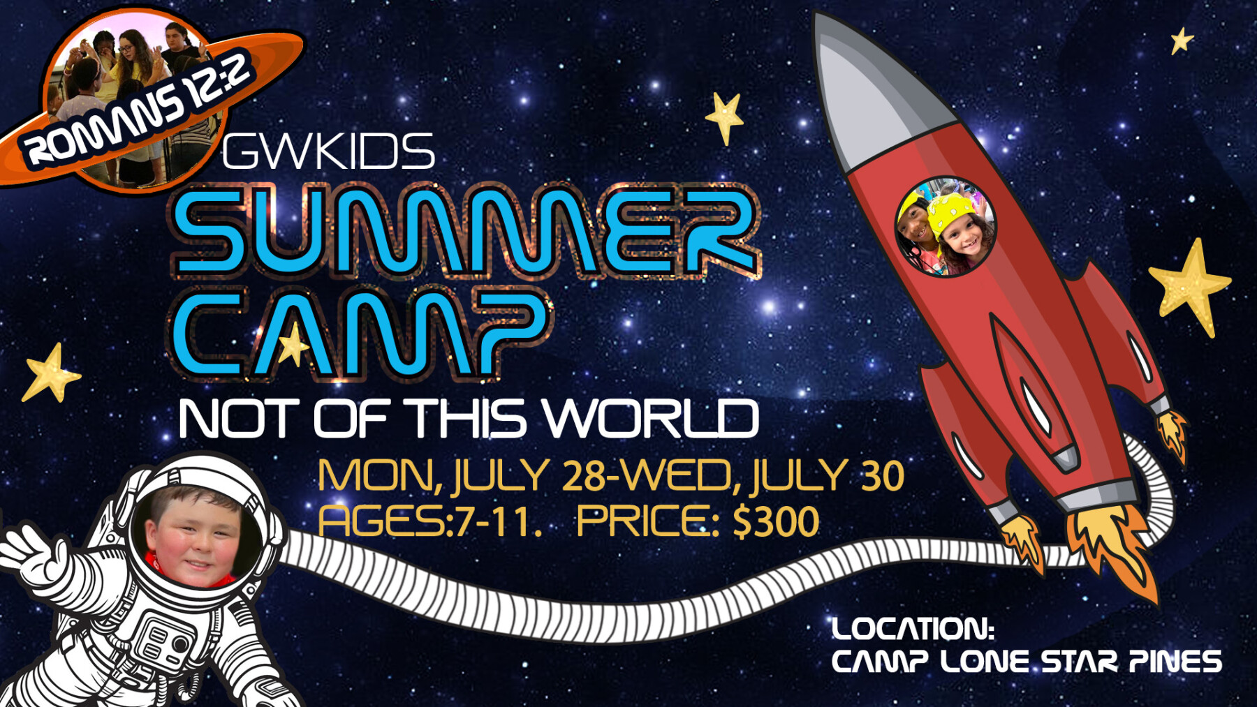 GWKids Summer Camp 2025 - Child Registration