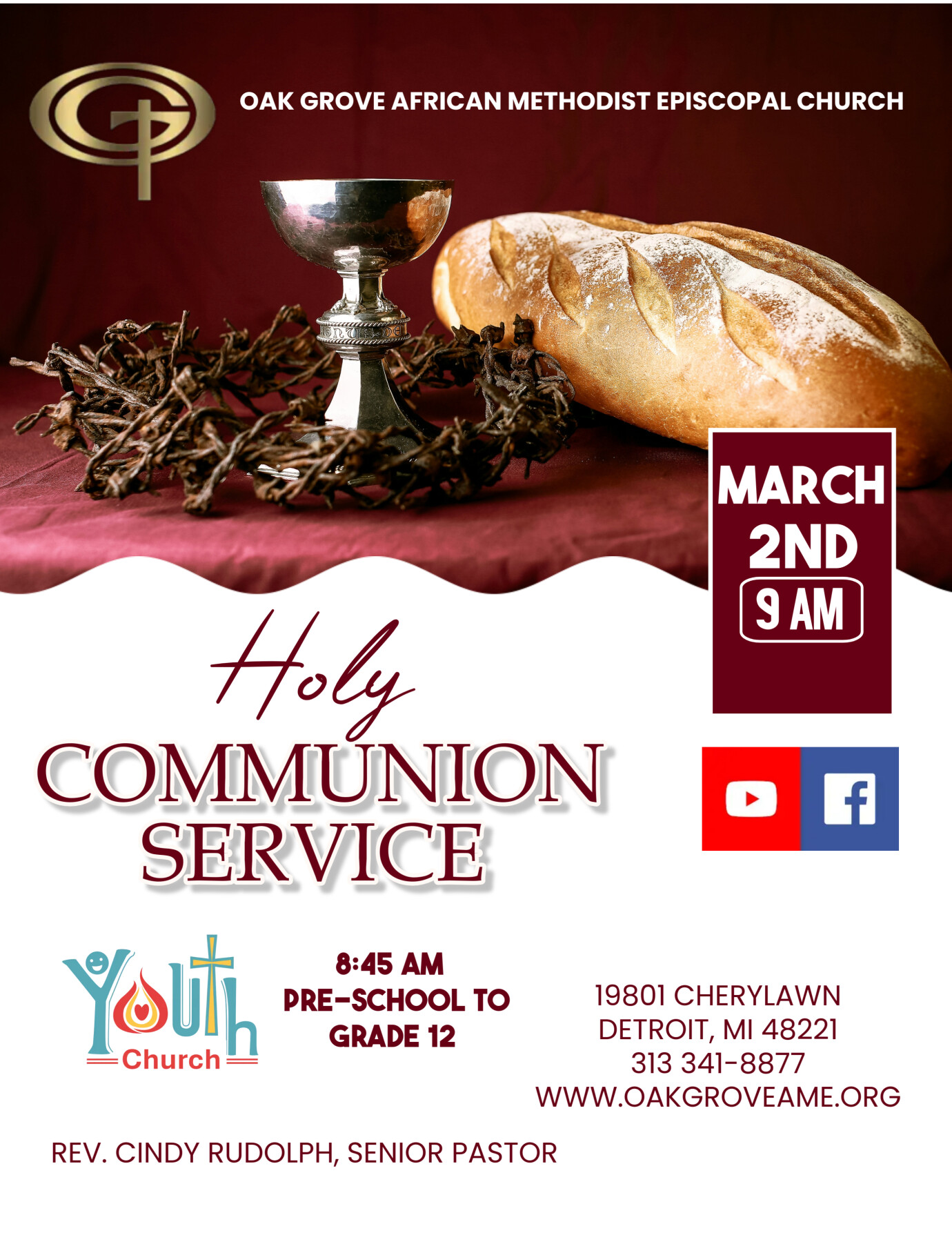 Communion Sunday Worship, March 2, 2025