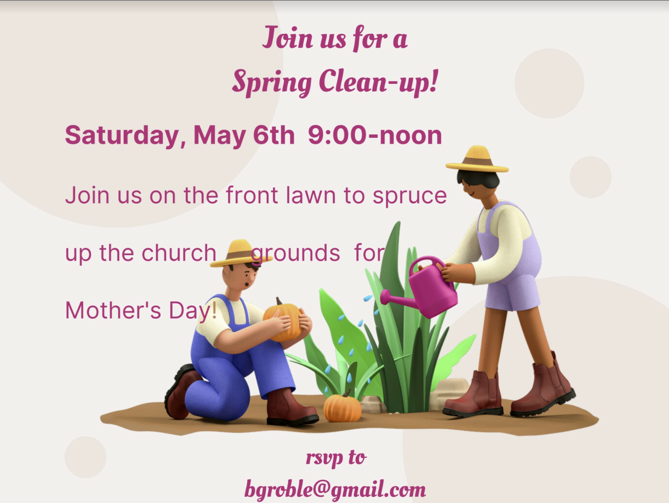 Spring Clean-up!