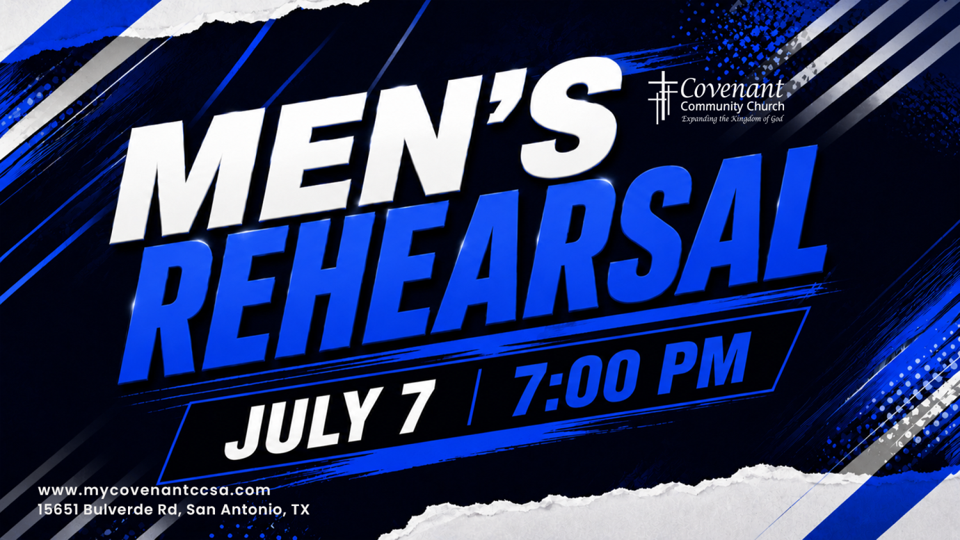Men's Choir Rehearsal