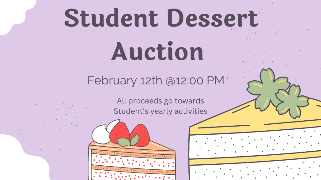 Student Dessert Auction 