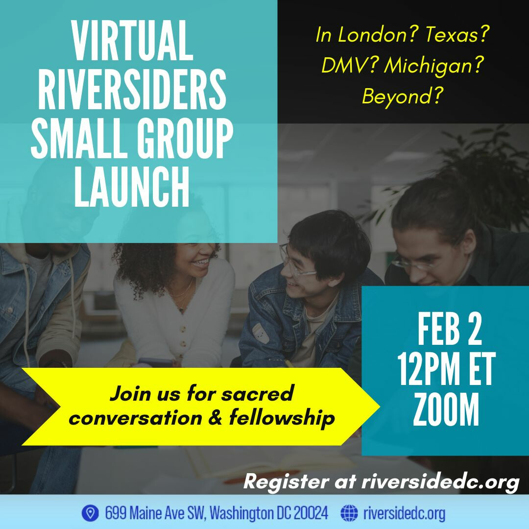 Virtual Riversiders - Small Group Launch