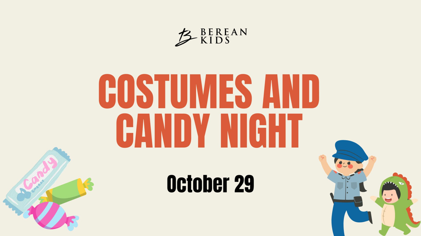 Berean Kids Costumes & Candy Night