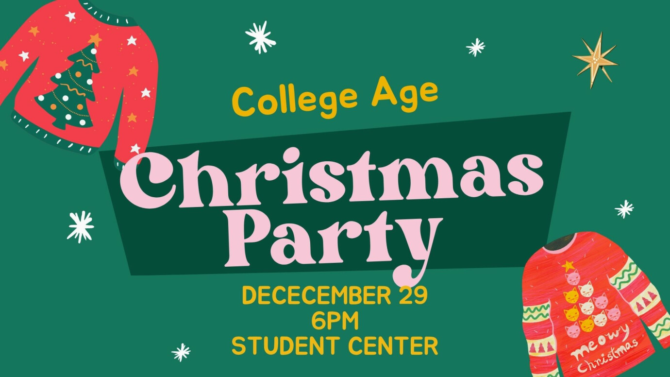 College Aged Christmas Party