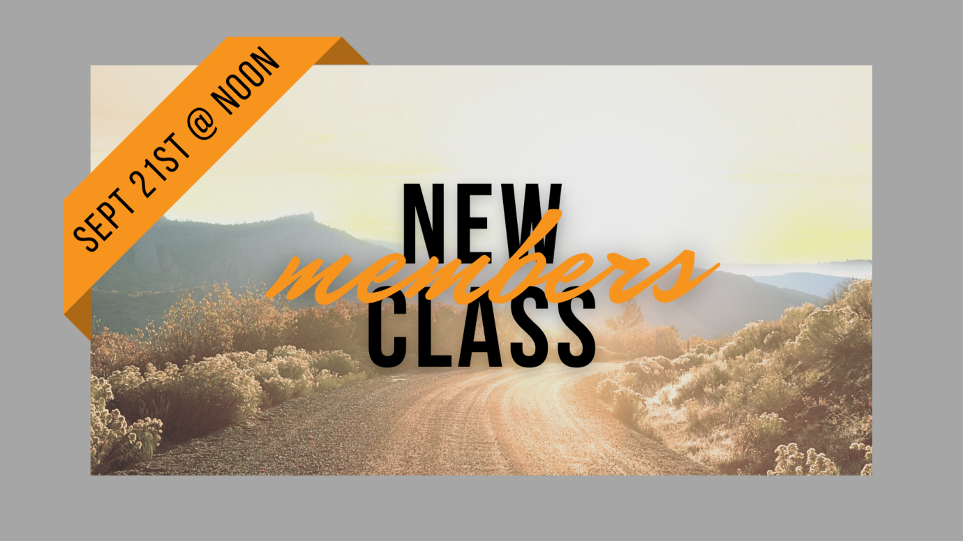 New Members Class