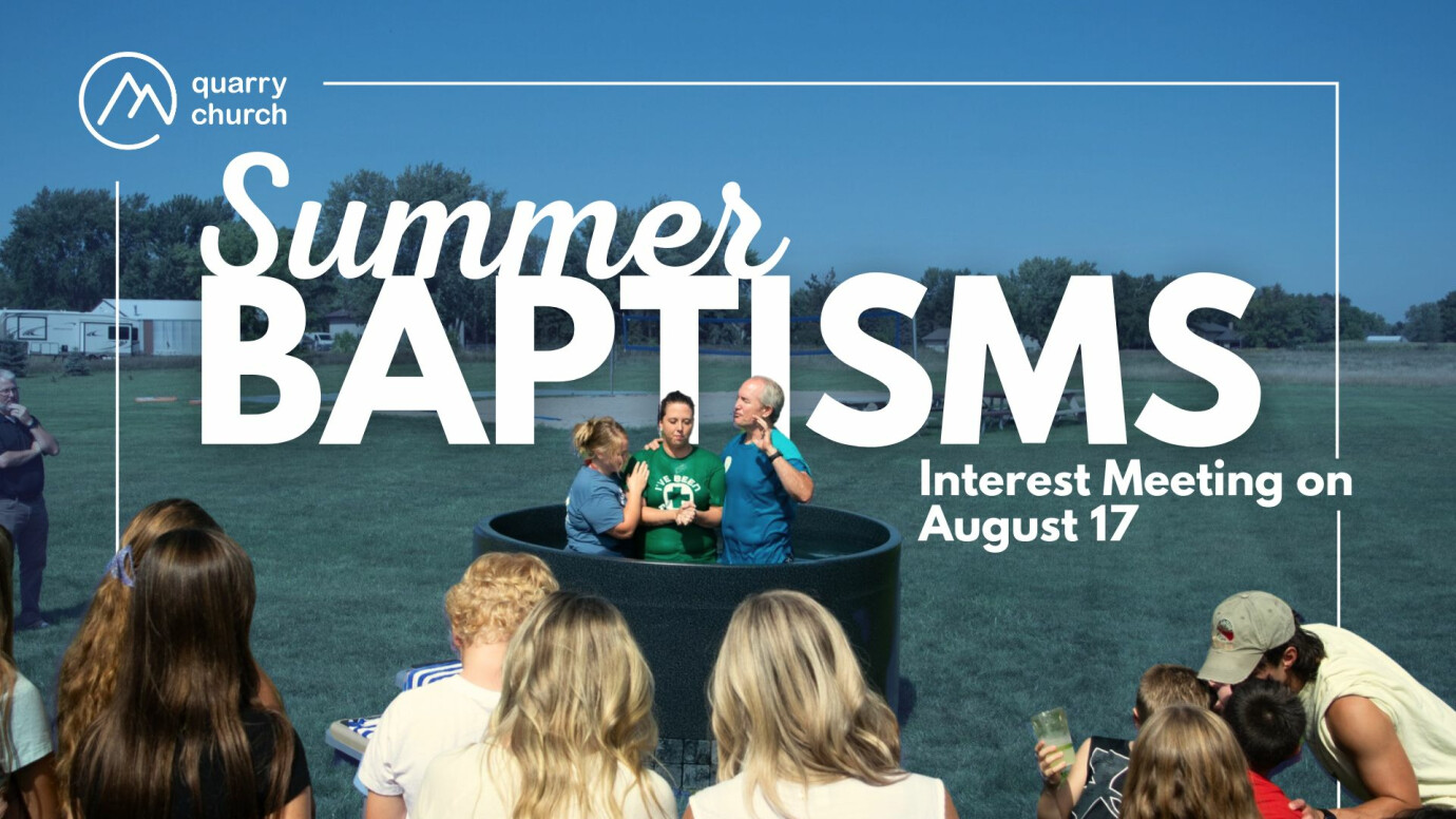 Baptism Interest Meeting