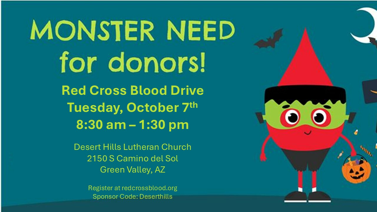 8:30 AM Red Cross Blood Drive