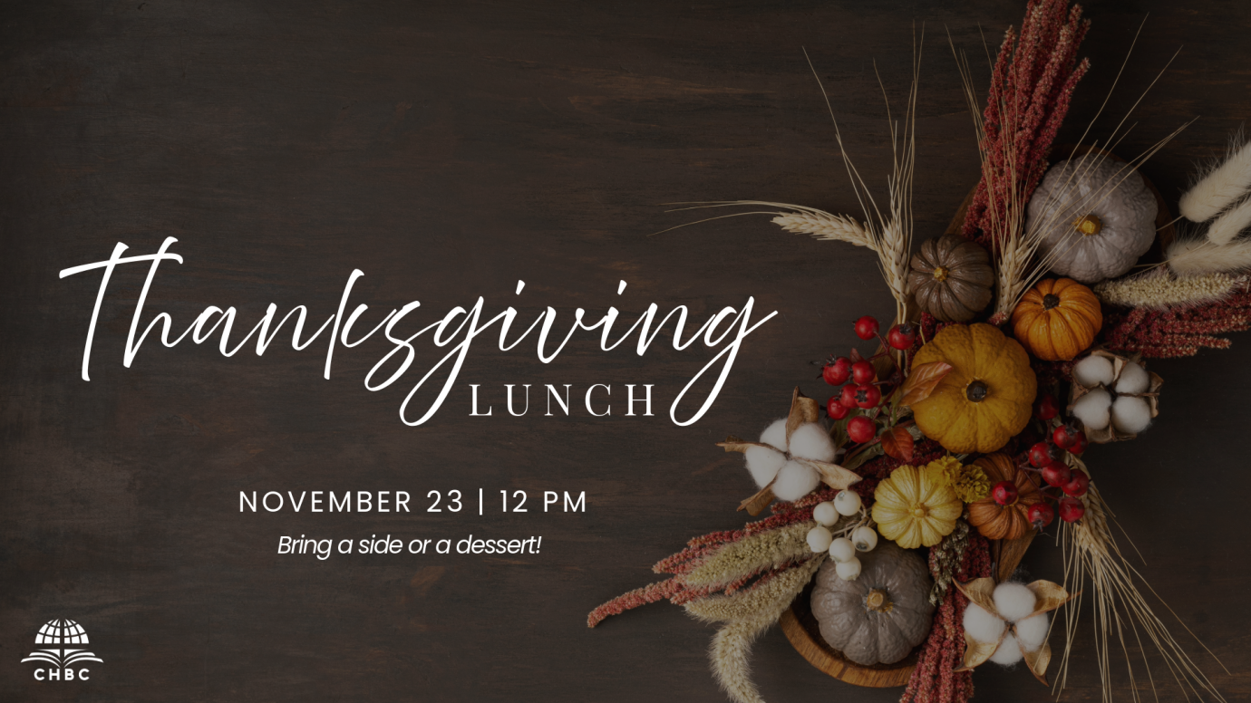 CHBC Annual Thanksgiving Lunch