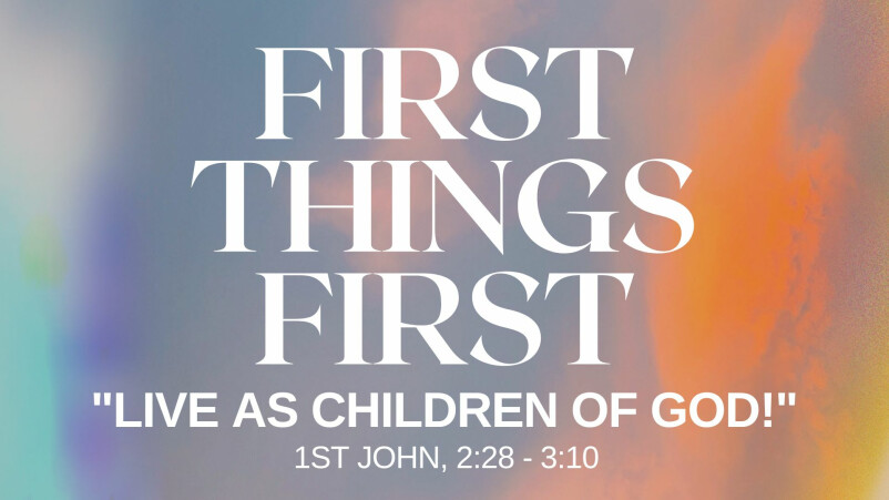 Live as Children of God