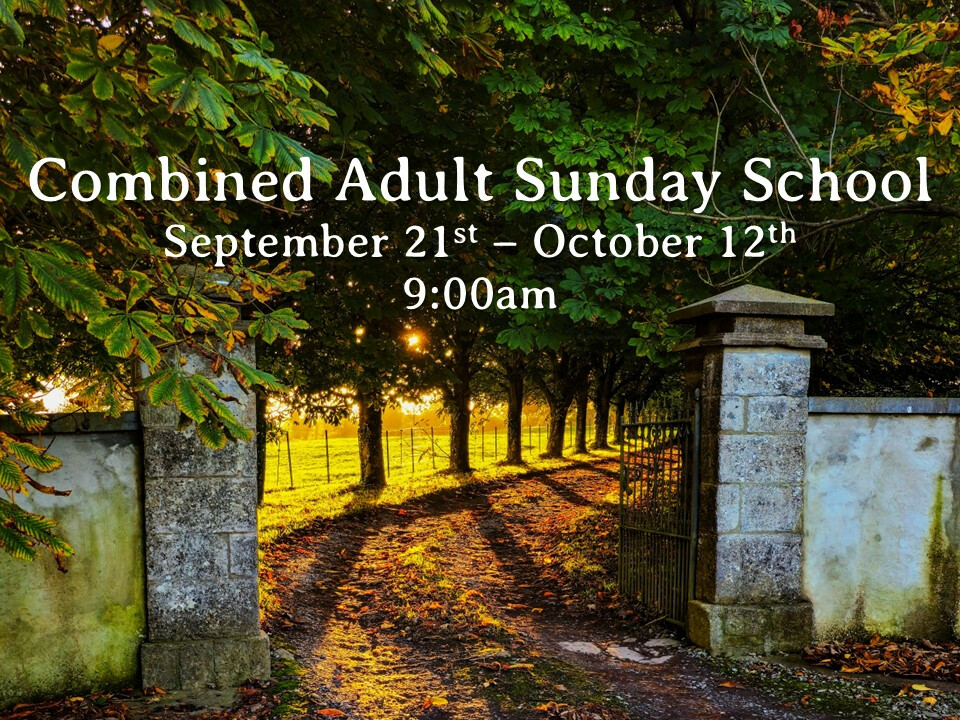 Combined Adult Sunday School